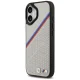 BMW iPhone 17 dėklas M Tricolor Metal Logo MagSafe, pilkas
