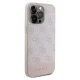 Guess 4G Stripe Collection case for iPhone 15 Pro Max - pink