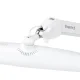 Elegante LED stalinė lempa su stalo spaustuvu, balta