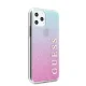 Guess iPhone 11 Pro dėklas Glitter Gradient, rožinis / mėlynas