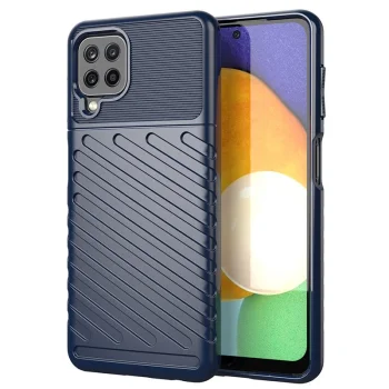 TPU dėklas Samsung Galaxy A22 4G Thunder Case, mėlynas