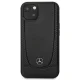 Mercedes Leather Urban dėklas iš natūralios odos, skirtas iPhone 14 Plus, juodas