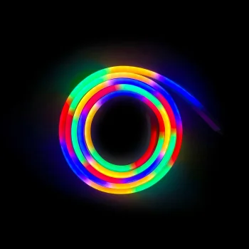Neoninė LED šviesos juosta RGB 10m