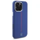 Mercedes dėklas iPhone 16 Pro Max telefonui Silicone Red Stripe MagSafe, tamsiai mėlynas