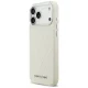 Karl Lagerfeld FW Stamped Karl MagSafe dėklas iPhone 17 Pro Max, smėlio spalvos