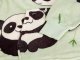 Didelio dydžio džemperis-pledas Panda su kapotonu, žalias