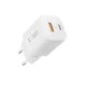 Tech-Protect NCM33W 2-portų PD30W/QC3.0 įkroviklis, baltas