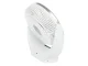 Wireless Desk Fan with LED Light and Rechargeable Battery, White/Silver