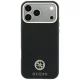 Dėklas Guess iPhone 18 Pro / 17 Pro Grained Round Strass MagSafe, juodas
