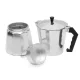 Moka kavinukas Espresso 600 ml (12 puodelių), sidabrinis