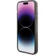 Karl Lagerfeld dėklas iPhone 15 Plus telefonui Liquid Glitter, skaidrus