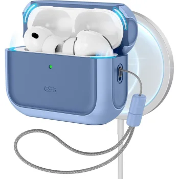 Apsauginis dėklas ESR Orbit HaloLock MagSafe ausinėms AirPods Pro, mėlynas