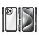 Dėklas iPhone 16 Pro telefonui Outer Space Case su elastingu rėmeliu, juodas