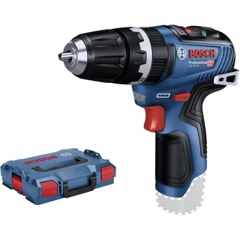 Akumuliatorinis smūginis gręžtuvas-suktuvas Bosch GSB 12V-35 L-BOXX
