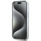 DKNY dėklas iPhone 15 Plus telefonui IML Mono & Stripe MagSafe, juodas