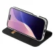 Dux Ducis Skin Pro knygutės tipo dėklas, skirtas iPhone 16 Pro Max, juodas