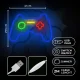 Forever Light PLEXI LED Neon Gamepad šviečianti dekoracija, įvairiaspalvė