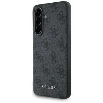 Guess 4G Metal Gold Logo Phone Case Cover Samsung Galaxy A36 - Black