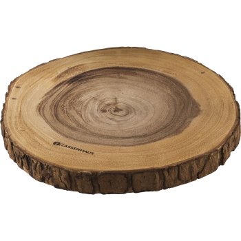 Zassenhaus Acacia apvali serviravimo lėkštė, 32 cm, akacijos mediena