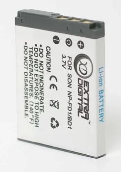 Extra Digital Battery for Sony NP-BD1 / NP-FD1, 750mAh