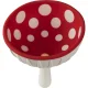 Virtuvinis piltuvėlis OTOTO Magic Mushroom XL, raudonas / baltas