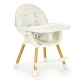 ECOTOYS 2-in-1 maitinimo kėdutė kūdikiams ir vaikams, smėlio spalvos (130135)