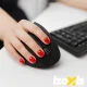 Izoxis 26628 ergonominė vertikali belaidė pelė, juoda