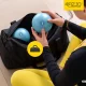 Sunkūs kamuoliai pilatesui 4FIZJO Toning Ball 2 x 1 kg, mėlyni
