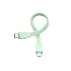 Powerbank Joyroom JR-PBM01 magnetic 10000mAh 20W with stand + Lightning cable - USB-C - green