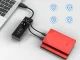 4 prievadų USB 3.0 šakotuvas, juodas