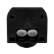 Maclean MCE623 B PIR judesio jutiklis 12-24V DC, 180°, 12m, IP44, juodas
