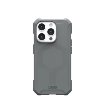 UAG Essential Armor MagSafe dėklas, skirtas iPhone 15 Pro, sidabrinis