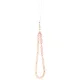Guess IML Flowers Electro Pearl Strap MagSafe dėklas iPhone 17 Pro Max, rožinis