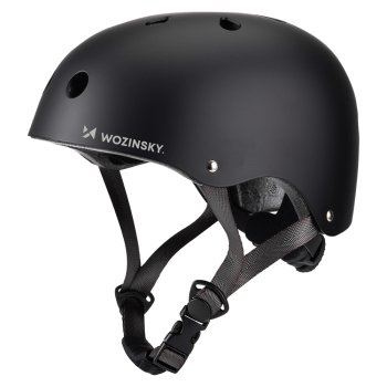 Wozinsky HT-38C S (48-52 cm) BMX ir paspirtukų šalmas, juodas
