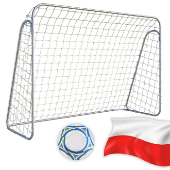 Metalinis futbolo vartų komplektas Carruzzo 126973, 215x150 cm