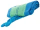 Double Garden Hammock XXL with Cover, Striped, 200 x 150 cm