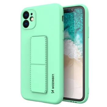 Dėklas Wozinsky Kickstand Case telefonui Samsung Galaxy A22 4G, mėtų spalvos