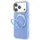 Guess Ring Stand 360 MagSafe case for iPhone 18 Pro / 17 Pro, light blue