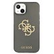Dėklas iPhone 13 mini Guess Glitter 4G Big Logo, juodas