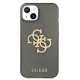 Dėklas iPhone 13 mini Guess Glitter 4G Big Logo, juodas
