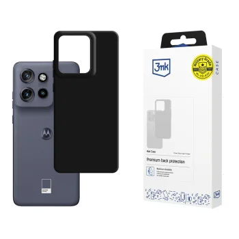 3Mk Protection Matt Case for Motorola Edge 50 Neo, Black