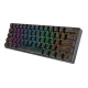 Mechaninė klaviatūra Royal Kludge RK61 RGB, Red Switch, juoda