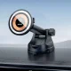 Magnetinis automobilinis telefono laikiklis su 15W MagSafe krovikliu Dudao F12MAX+, juodas