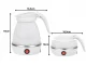 Sulankstomas elektrinis kelioninis virdulys, silikoninis, 0.6 l, 600–800 W, baltas