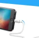 „Ugreen US155“ USB-A į „Lightning“ MFi laidas, 2.4A, 1 m, baltas