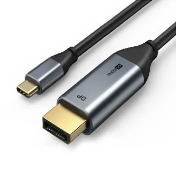 Laidas USB-C į DisplayPort 1.2, 4K 60Hz, 1.8 m, juodas