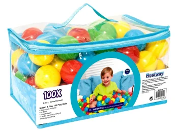 Bestway 52027 kamuoliukai žaidimų aikštelėms ir baseinams, 100 vnt.