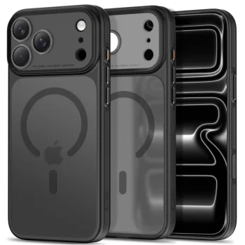 Dėklas Tech-Protect MagPrime MagSafe CC telefonui iPhone 18 Pro Max / 17 Pro Max, Matte Black