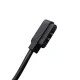 Magnetinis išmaniųjų laikrodžių įkroviklis HUL-01 2-pin 2.8mm, 60cm, juodas