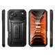 Supcase Unicorn Beetle Pro dėklas iPhone 18 Pro / 17 Pro, juodas